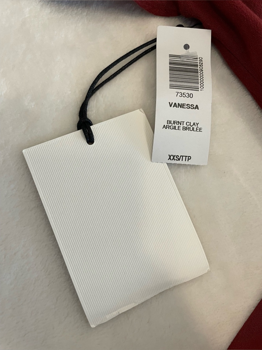 NWT Aritzia Sunday Best Vanessa Dress Burnt Clay XXS Flutter Sleeve Mini - Picture 6 of 17